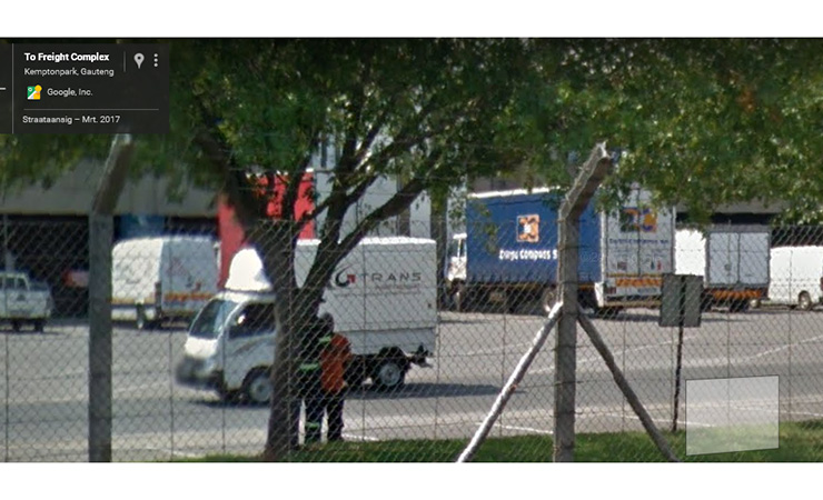 Cargo Compass SA captured on Google Maps